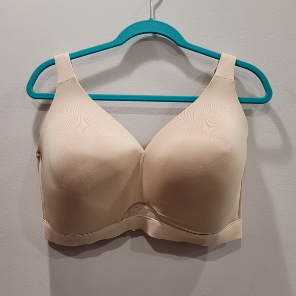 Cacique Nude Lightly Lined No-Wire Bra - Sz 40H US - Picture 2 of 9